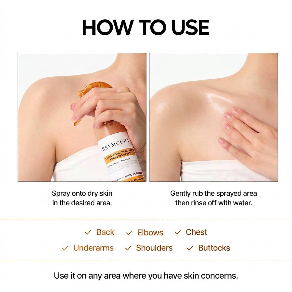 Peel Shot: Kojic Acid & Turmeric Body Exfoliator Spray