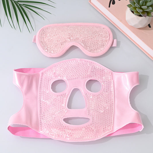 Depuffing Ice Beads Face + Eye Mask Set