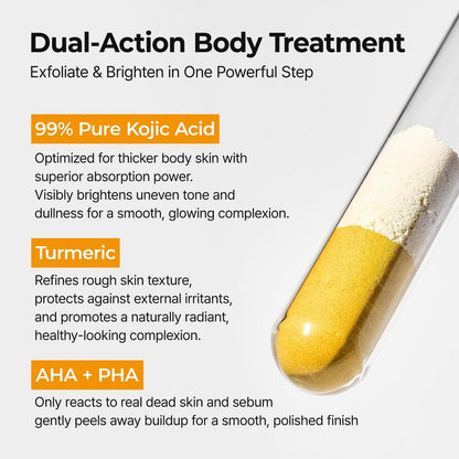 Peel Shot: Kojic Acid & Turmeric Body Exfoliator Spray