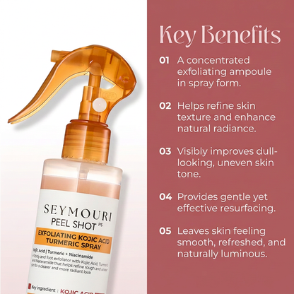 Peel Shot: Kojic Acid + Turmeric Body Exfoliator Spray